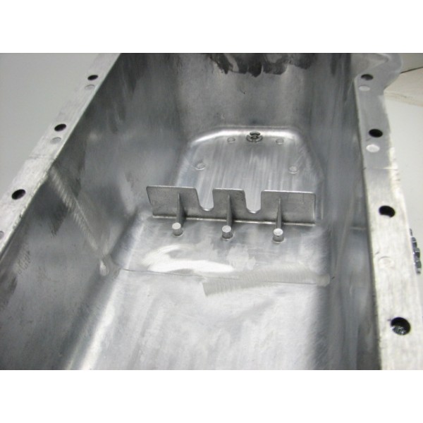 CHEVY SBC HOT ROD PRO ALLOY OIL PAN 198085 2 Piece Rear Main Seal